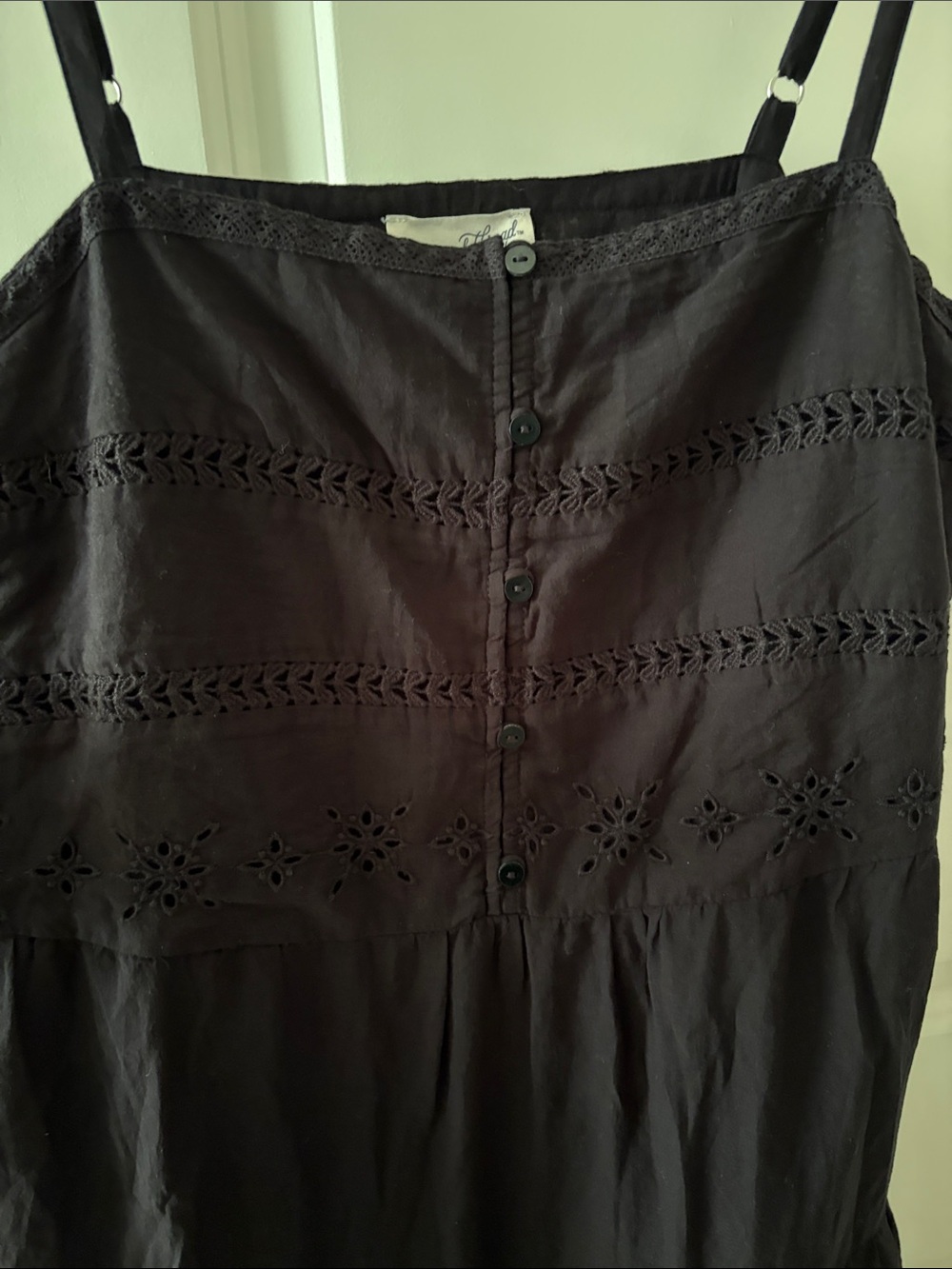 Universal Thread Black Tiered Maxi Sundress with Spaghetti Straps - Picture 4 of 5
